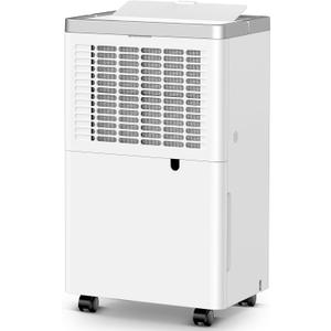 34 Pints Dehumidifier for Basement with Drain Hose, 2500 Sq.Ft, 38dB Quiet | 24HR Timer, 3-Color Indicator, Auto Defrost, Child Lock, for Home Bedroom Bathroom