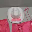 Cowgirl Costume Girls Kids Disco Outfits Movie Heroine Dress Up for Halloween Birthday Cosplay Party, size: 120