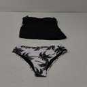 Beachsissi Women Tankini Swimsuit Twist Front Floral Print 2 Piece Bathing Suit,  Size L