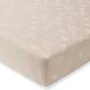 Burt's Bees Baby Essential Organic Cotton Fitted Crib Sheet, Breathable for Boy Girl Standard Crib & Toddler Mattresses