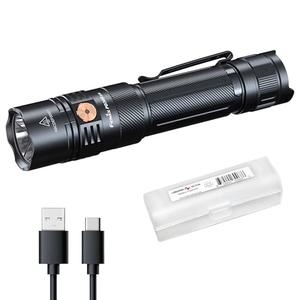 Fenix PD36R ACE 3000 Lumen Rechargeable Tactical Flashlight, USB-C Dual Switch, Set Customizable Brightness Levels, Strobe SOS Long Runtime Waterproof EDC Duty Light Camping Hunting Emergency