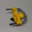 Funmit Trailer Lock Universal Hitch Lock with Combination Lock, fit 1-7/8", 2", 2-5/16" Coupler, Camper Accessories for Travel Trailers Boats Trucks Rvs Yellow