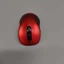 WisFox 2.4G Wireless Mouse for Laptop, Ergonomic Computer Mouse with USB Receiver and Type-C Adapter, 6 Button Cordless Mouse Wireless Mice for Windows Mac PC Notebook (Red)