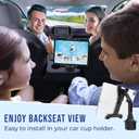 Randconcept - Cup Holder Tablet Mount for Car and Truck Tablet Holder with Heavy Duty Cup Holder Base, Compatible with 4.7-12.9 inch iPad pro iPad mini ipad 9th gen