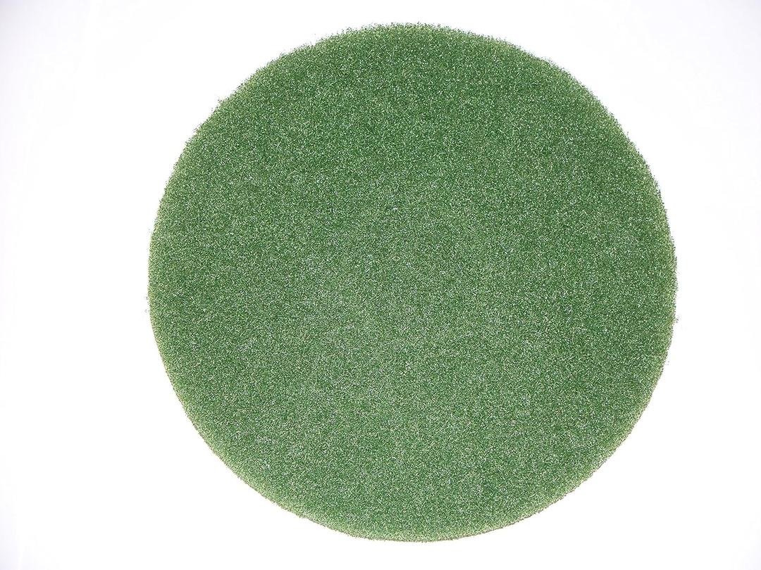 BISSELL BigGreen Commercial 437.056BG-C Cleaning Pad for BGEM9000 Easy Motion Floor Machine, 12", Green (Pack of 5)