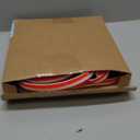 Frienda 16.4 ft x 1/2 Inch Peel and Stick Baseboard Molding Trim Flexible Self-Adhesive Wall Base Moulding Trim Quarter Round Caulk Strip TPE for Protector Floor Edges Bathroom Kitchen Countertop (White)