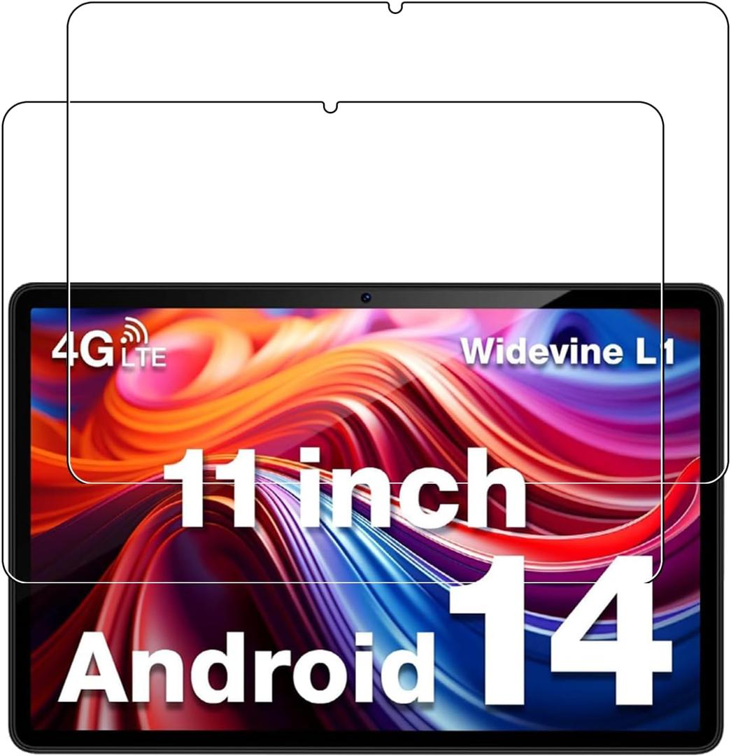 [2 Pack] Screen Protector for DOOGEE T30E 11 Inch Tablet Android 14 Tablets,Tempered Glass Film Compatible with T30E 11 Inch 2024 Anti- Scratch Sensitive Dropproof Screen Protector