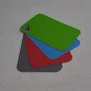 Dexas Heavy Duty Grippmat Flexible Cutting Board Set of Four, 7.5"x"11.5 inches, Gray, Red, White and Green
