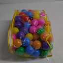 Ball Pit Balls Phthalate Free BPA Free Crush Proof Plastic - 7 Bright Colors in Reusable Play Toys for Kids with Storage Bag