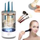 Electric Makeup Brush Cleaner - Automatic Spinning Makeup Brush Cleaner, Multi-Use Cosmetic Brush Cleaner for All Size Makeup Brushes