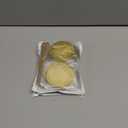 2 x MixTeach 12 Pieces Christmas Photo Frame Ornaments Round Glitter Holiday Picture Frame Gifts and Tree Decoration for Christmas Party Favor (Gold)