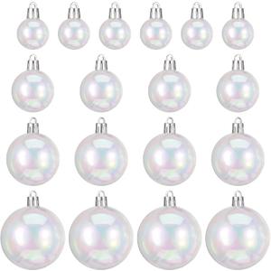 36 PCS Iridescent Ornaments Balls