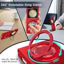 Magnetic Case for Samsung Galaxy Z Flip 5, [Compatible with MagSafe] Military Grade Shockproof Slim fit Samsung Z Flip 5 Phone Case with Magnetic Ring Kickstand, Red