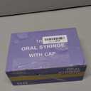 50 Pcs 1ml Syringes with Caps Oral Dispenser Individually Sterile Warpped for Medicine Dropper, Colostrum Collect Feeding Pets, Liquid