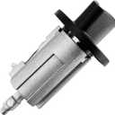 Door Lock Cylinders & Ignition Switch with Keys | Replacement for 2001-2007 Ford F150/250/350, Explorer & Lincoln Blackwood | Replace#: LC6177 + DL5885 + 322347 + 597638(No chip)