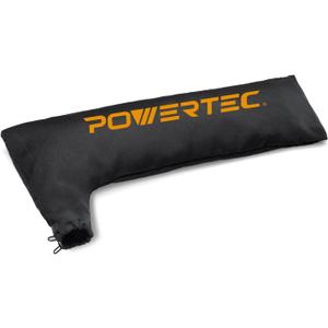 POWERTEC Table Saw Dust Collector Bag, Universal Table Saw Dust Bag Fits 2-1/2" Dust Ports, Table Saw Accessoeies for Bosch/Dewalt/Ryobi/Craftsman/RIGID/Metabo/Kobalt/Skilsaw/Delta (75074)