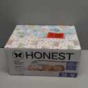 The Honest Company Comfort Dry Disposable Daytime Diapers for Sensitive Skin, Hypoallergenic, Above It All + All the Alpacas, Club Box Size Newborn 72 Count