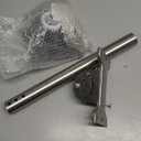 Starlink Gen 3 Mount Adapter Aluminum Alloy, 15.7" Heavy Duty Steel Pivot Pole Pipe with Adjustable Base Mount Kit Compatible with Starlink V3 Standard Dish for Roof