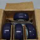 5 inch Caster Wheels-Industrial Caster, Polyurethane on Polypropylene Wheel- Casters Set of 4 Heavy Duty - 3200LB Total Capacity - Widely use for U-Boat Platform Trucks