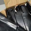 Ultrasac Heavy Duty Contractor Bags (VALUE 50 PACK/w TIES), 42 Gallon, 32.75" X 47" - 3 MIL Thick Large Black Industrial Garbage Trashbags for Construction and Commercial use
