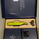 Norelco Philips OneBlade 360 Hybrid Face, Electric Beard Trimmer and Shaver, with 360 Blade Technology, 1x 360 Blade for Face, 5in1 Adjustable Comb, Model QP2724/90 (Black & Lime Green)