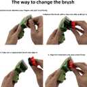 1400B Little Green Multi-Purpose Tools Replacement Parts Compatible for bissell 1400B 1425 1400 3194 3353 2458 3588F 1986 1844 2290A 1400W 1425W Tough Stain Brush Tool Attachments (Green 1+1)