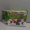 Bubble Blowing Santa,Automatic Bubble Blower Toy with Music & Flashing Lights,Funny Santa Bubble Maker for Indoor & Outdoor Fun for Kids & Adults (Gnomes)