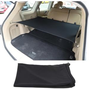Rear Trunk Security Cargo Luggage Shade Cover Compatible with Nissan Pathfinder 2013-2018, Rear Cargo Cover Rear Trunk Security Shade Luggage Cover Accessories
