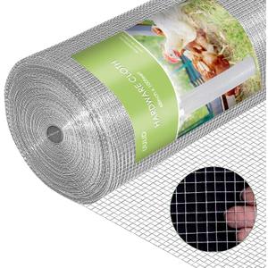 Hardware Cloth 1/2 inch 48" x 100 ft 19Ga Silver