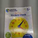 Learning Resources Big Time Student Clock, Teaching & Demonstration Clock, Develops Time and Early Math Skills, Ages 5+, Clock for Learning, 12 Hour,Back to School Gifts