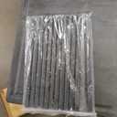 HuggieGems 2 Tier Floor Standing Corner Shower Caddy Organizer Shelf with Hooks, Bathroom Shelves Stand Rack, Black