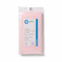 iDesign Anzu Fabric Shower Curtain Water-Repellent and Mold- and Mildew-Resistant for Master, Guest, Kids', College Dorm Bathroom, 72" x 72", Pink