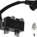Ignition Coil Fits for Ryobi RY251PH RY252CS RY253SS RY254BC Brushcutter String Trimmer Replaces ‎291337001