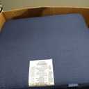 Arden Outdoor Dining Chair Cushion, 21 x 21, Rain-Proof, Fade Resistant 21 x 21, Sapphire Blue Leala