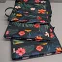 BALEINE 3Pk Reusable Grocery Bags, Foldable Shopping Bags for Groceries with Reinforced Bottom & Handles (Blossom Season)