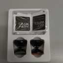 Coolpow2 Packs Magnetic Phone Holder for carStrong Magnetphone holders for your car phone holder Mount for Car4 Metal PlateUniversal Dash cell phone car mount for iphone Samsung car accessories (Black)