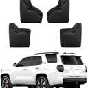 Ecarzo Mud Flaps for Toyota 4Runner 2025 2026 Custom Fit Front & Rear Splash Guards 6th Gen 4Runner Wheel Fender Protectors Durable PP+TPE Mudguards for Mud Snow Gravel (NOT for TRD PRO, Trailhunter)