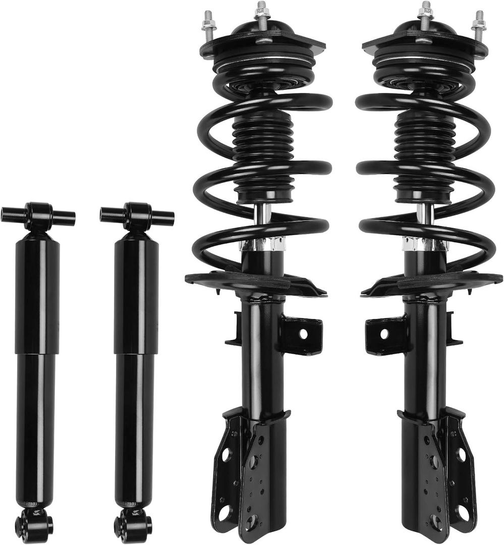 YITAMOTOR Front Complete Struts Rear Shocks Suspension Compatible with 2008-2012 Buick Enclave, 2009-2012 Chevy Traverse, 2007-2012 GMC Acadia, 2007-2010 Saturn Outlook