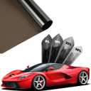 99% Anti-UV Window Tint Film Heat Blocking Anti Glare & Scratch Auto Car Privacy Window Tint Nano Ceramic Blackout Sun Shade Roll, 35% VLT, 24" in x 10'ft