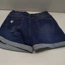 LookbookStore Jean Shorts Womens Stretchy High Waisted Ripped Denim Shorts with Pockets Trendy Distressed Cut Off Shorts Large