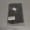 Men's Ribbed Workout Tank Tops Fitness Muscle Gym Tanks Sleeveless Bodybuilding Shirts Black (L)