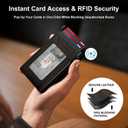Genuine Leather Wallet for Men: Smart Pop Up Wallets Magnetic Money Clip | Full Grain Rfid Slim Minimalist Card Holder - Small Front Pocket Wallets Gift for Husband Birthday Anniversary