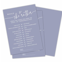 30 Pcs Would She Rather Game Cards For Wedding Party, Minimalism Bridal Shower, Mr & Mrs, Newlyweds, Engagement Party Favor & Supplies(Gray) -A02