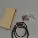 2Sets Mini Bag Strap Kit and Organizer Compatible with Longchamp, Folding Tote Bag organizer insert, Punch-Free Adjustable Buckle Strap Design, Multi-Pocket Felt Handbag Organizer, (1.2cm)