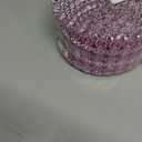 Mandala Crafts Flower Pattern 4 in 10 Yds Purple Bling Wrap Rhinestone Mesh Ribbon Crystal Diamond Wrap Rhinestone Strips Roll for Crafts Wedding Event Decoration