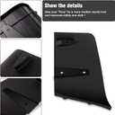 Rear Bumper Diffuser Valance Aero Foil Kit for 2018 2019 2020 2021 2022 2023 Ford Mustang GT Accessories, Black,2PCS