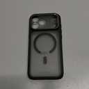 ESR for iPhone 17 Pro Max Case with Stash Stand, Camera Control Cover Compatible with MagSafe, Military-Grade Drop Protection Magnetic Phone Case, Scratch-Resistant Back Cover,Frosted Black