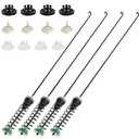 Upgraded MVWC565FW2 MVWX655DW2 MVWX655DW0 Washer Suspension Rods, Fit for Kenmore Whirlpool Maytag Crosley Washer WTW5005KW0 WTW5000DW3 WTW5000DW0 MVWX655DW0 MVWX655DW1 MVWC565FW3 MVWC565FW1
