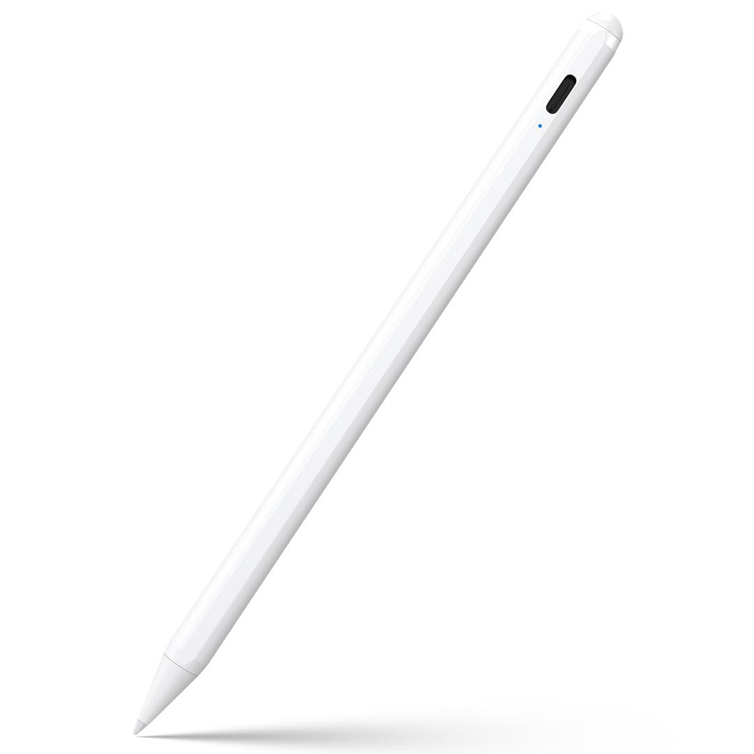 Jamjake Stylus Pen for iPad 2018-2025: 15 Mins Fast Charging Pencil 1 Generation with Tilt Sensitivity Palm Rejection - Work for iPad Air 3 4 5 M2 M3- Pro 11" 12.9" M4 - Mini 5 6 - iPad 6 7 8 9 10 11 (Blue)