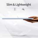 Aoub Case for iPad 6th/5th Gen 9.7 Inch, Slim Smart Cover, Soft TPU, Auto Sleep/Wake - Sky Blue